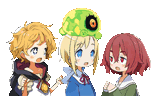 three of them