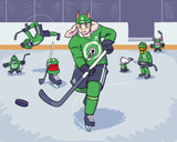 hockey ralsei finished artwork
