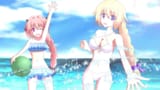Having fun at the beach