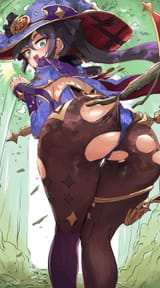 __mona_genshin_impact_drawn_by_ishijimajirou__5871a2e74e309eb27e61755f9edd68f0