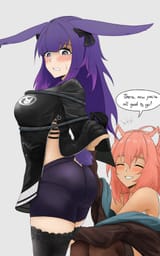 __gravel_and_rope_arknights_drawn_by_dokonjou_odossan__6e5fa2fd28145444cca5c2a7182c4dd1