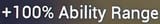 +100% range
