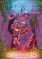 __nanami_chiaki_monokuma_chell_aperture_science_weighted_companion_cube_and_sentry_turret_danganronpa_and_3_more_drawn_by_xcatmo__f81cee247e4d26f6a23430416456c527