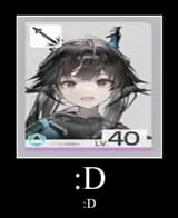 colon D