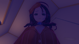 Sleepy looking down