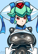 119762 - artist_astral_licorice huge_breasts inverted_nipples latex mega_man_(series) mega_man_zx pandora poking