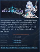 OVERWHELMINGLY NEGATIVE