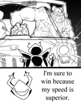 The roaring knights speed is superior