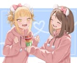 __uraraka_ochaco_and_toga_himiko_boku_no_hero_academia_drawn_by_kiina_mrnsor__bba0a9144a6894cde8f1dbad4b5140ac