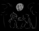 moon in the sky