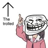 trolled above me