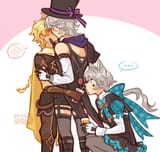 __aether_lynette_and_lyney_genshin_impact_drawn_by_milkytrickster__719f9eec8a725fb6e018a463c6c3f7eb