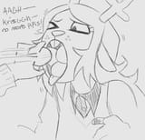 Noelle eating all the pipis