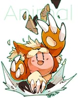 __kirby_and_animal_kirby_kirby_drawn_by_tetori__2ac72dfc57958dfea182ee16e7969210