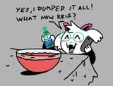 Ralsei spikes the punch