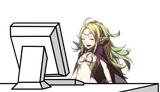 Nowi at computer