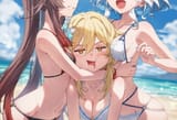 Lumine 蛍 Hu Tao 胡桃 Furina フリーナ Flat is justice #GenshinImpact GtmLIYrWQAAH1K_ Raai