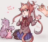 doki doki cat club monikat