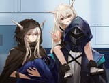 __doctor_and_shining_arknights_drawn_by_hasegawamorito__fe5e548ca8223ae3fa94f66df4f4a2a3