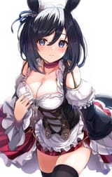 yande.re 803484 sample animal_ears eishin_flash_(umamusume) j_young skirt_lift tail thighhighs uma_musume_pretty_derby