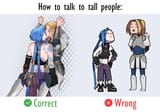 Tall people Jinx Lux