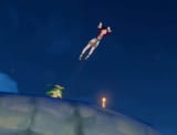 she jumped