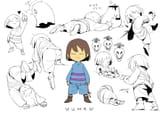 19063 - english frisk japanese napstablook seki_523830 undertale vegetoid vulkin