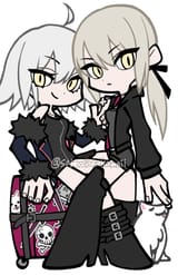 __artoria_pendragon_jeanne_d_arc_alter_saber_alter_and_cavall_ii_fate_and_1_more_drawn_by_nipi27__03c10eb447fb86e2ebfd47231e712195
