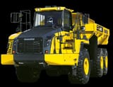 lancer with a giant dumptruck