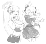 _sumire_and_junko_blue_archive_by_drawfag_1731481674062657
