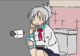 riven toilet