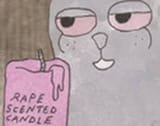 rape scented candle