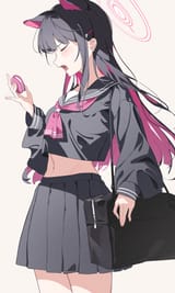 __kazusa_blue_archive_drawn_by_feishi__7c0eb6583eed74f43d2778bbd0881bfc