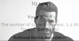 profound mental retardation