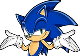 sonic shrug