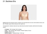 backless bra
