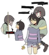 chara guides bloodied partner