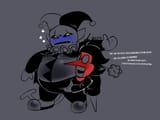spamton fat jevil belly grab