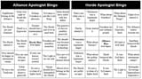 Apologist Bingo