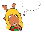 noelle thinking empty