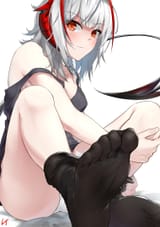 W feet closeup