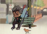 lancer contemplating death