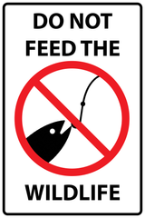 do not feed the bait