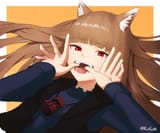 __holo_spice_and_wolf_drawn_by_masta__0a99154526a81150db1b60c928caf4a2
