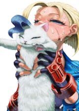 cammy felicia cat sniff