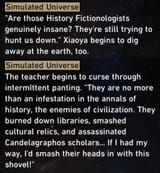 history fictionologists insane