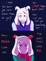 asriel destroys ralsei