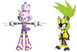 Riders Blaze and Surge