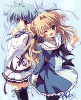 yande.re 171572 izumi_tsubasu mashiroiro_symphony seifuku sena_airi thighhighs uryuu_sakuno