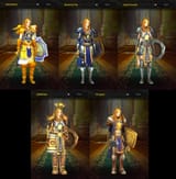 human paladin outfits